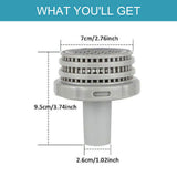 Maxbell Swimming Pool Strainer Set 25022E Wear Resistant Valve Plug Directly Replace Long Hole plug