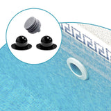Maxbell Swimming Pool Strainer Set 25022E Wear Resistant Valve Plug Directly Replace Short Hole plug