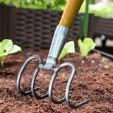Maxbell Hand Rake Versatile Clamming Rake Gardening Tool for Flowers Backyard Plants