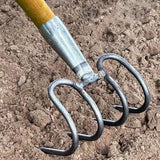 Maxbell Hand Rake Versatile Clamming Rake Gardening Tool for Flowers Backyard Plants