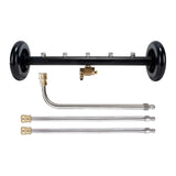 Maxbell Undercarriage Cleaner Pressure Washer Water Broom for Patios Trucks Car Wash