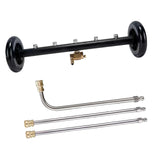 Maxbell Undercarriage Cleaner Pressure Washer Water Broom for Patios Trucks Car Wash