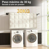 Maxbell Wall Mounted Clothesline Clothes Airer Laundry for Air Drying Clothing
