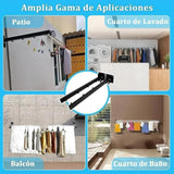 Maxbell Wall Mounted Clothesline Clothes Airer Laundry for Air Drying Clothing