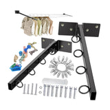 Maxbell Wall Mounted Clothesline Clothes Airer Laundry for Air Drying Clothing