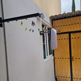 Maxbell Wall Mounted Clothesline Clothes Airer Laundry for Air Drying Clothing