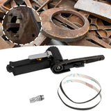 Maxbell Air Belt Sander Sanding Machine for Metal Polishing Deburring Air Compressor 10mm A