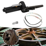 Maxbell Air Belt Sander Sanding Machine for Metal Polishing Deburring Air Compressor 10mm A