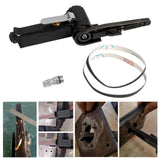Maxbell Air Belt Sander Sanding Machine for Metal Polishing Deburring Air Compressor 10mm A