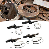 Maxbell Air Belt Sander Sanding Machine for Metal Polishing Deburring Air Compressor 10mm A