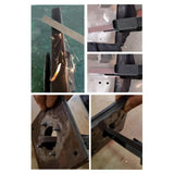 Maxbell Air Belt Sander Sanding Machine for Metal Polishing Deburring Air Compressor 10mm B