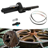 Maxbell Air Belt Sander Sanding Machine for Metal Polishing Deburring Air Compressor 10mm B