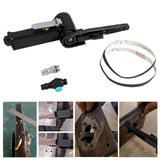 Maxbell Air Belt Sander Sanding Machine for Metal Polishing Deburring Air Compressor 10mm B