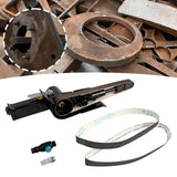 Maxbell Air Belt Sander Sanding Machine for Metal Polishing Deburring Air Compressor 20mm B