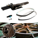 Maxbell Air Belt Sander Sanding Machine for Metal Polishing Deburring Air Compressor 20mm B