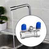 Maxbell Water Shut Off Valve for Water Treatment Aquaculture Cold Water Supply Lines 6.35mm