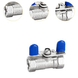 Maxbell Water Shut Off Valve for Water Treatment Aquaculture Cold Water Supply Lines 6.35mm