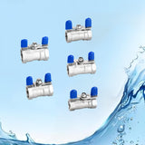 Maxbell Water Shut Off Valve for Water Treatment Aquaculture Cold Water Supply Lines 6.35mm