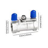 Maxbell Water Shut Off Valve for Water Treatment Aquaculture Cold Water Supply Lines 9.525cm