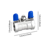 Maxbell Water Shut Off Valve for Water Treatment Aquaculture Cold Water Supply Lines 19.05mm