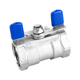 Maxbell Water Shut Off Valve for Water Treatment Aquaculture Cold Water Supply Lines 1 incn