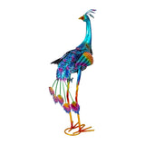 Maxbell Peacock Statue DIY Decorative Craft Animal Sculpture for Garden Balcony Lawn