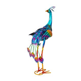 Maxbell Peacock Statue DIY Decorative Craft Animal Sculpture for Garden Balcony Lawn