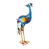 Maxbell Peacock Statue DIY Decorative Craft Animal Sculpture for Garden Balcony Lawn