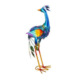 Maxbell Peacock Statue DIY Decorative Craft Animal Sculpture for Garden Balcony Lawn