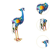 Maxbell Peacock Statue DIY Decorative Craft Animal Sculpture for Garden Balcony Lawn