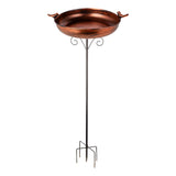Maxbell Outdoor Bird Bath Novelty Easy to Assemble with Stake for Outside Lawn Patio