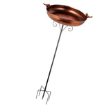 Maxbell Outdoor Bird Bath Novelty Easy to Assemble with Stake for Outside Lawn Patio