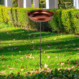 Maxbell Outdoor Bird Bath Novelty Easy to Assemble with Stake for Outside Lawn Patio