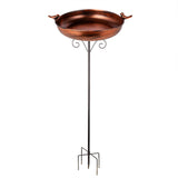 Maxbell Outdoor Bird Bath Novelty Easy to Assemble with Stake for Outside Lawn Patio