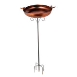 Maxbell Outdoor Bird Bath Novelty Easy to Assemble with Stake for Outside Lawn Patio