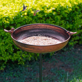 Maxbell Outdoor Bird Bath Novelty Easy to Assemble with Stake for Outside Lawn Patio