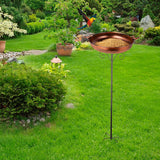 Maxbell Outdoor Bird Bath Novelty Easy to Assemble with Stake for Outside Lawn Patio