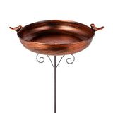 Maxbell Outdoor Bird Bath Novelty Easy to Assemble with Stake for Outside Lawn Patio
