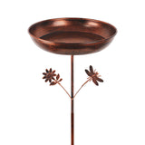 Maxbell Garden Bird Bath Novelty Stand Weatherproof 5 Pronged Base for Lawn Backyard