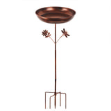 Maxbell Garden Bird Bath Novelty Stand Weatherproof 5 Pronged Base for Lawn Backyard