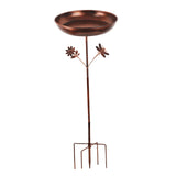 Maxbell Garden Bird Bath Novelty Stand Weatherproof 5 Pronged Base for Lawn Backyard