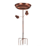 Maxbell Garden Standing Bird Bath for Wild Bird Watchers Multifunctional 13x33.8inch