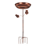 Maxbell Garden Standing Bird Bath for Wild Bird Watchers Multifunctional 13x33.8inch