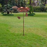 Maxbell Garden Standing Bird Bath for Wild Bird Watchers Multifunctional 13x33.8inch