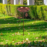 Maxbell Garden Standing Bird Bath for Wild Bird Watchers Multifunctional 13x33.8inch