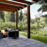 Maxbell 4Pcs Pergola Brackets with Screws Hardware for 2x4 Wood Posts Gazebo Sunroom