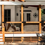 Maxbell 4Pcs Pergola Brackets with Screws Hardware for 2x4 Wood Posts Gazebo Sunroom