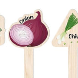 Maxbell 15x Plant Label Signs Reusable Plant Labels for Garden Potted Plants Flowers
