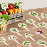 Maxbell 15x Plant Label Signs Reusable Plant Labels for Garden Potted Plants Flowers