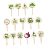 Maxbell 15x Plant Label Signs Reusable Plant Labels for Garden Potted Plants Flowers